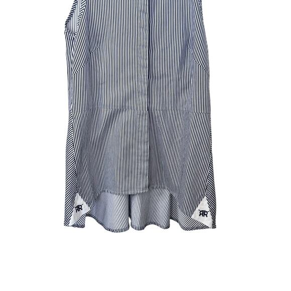 DOUBLE R by Ravi Ratan Custom Tailored Cotton Sleeveless Blouse Sz S/M - Picture 6 of 12